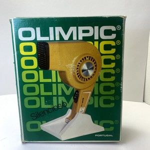 VINTAGE 70'S OLIMPIC SUPER MAGIC HAIR DRYER MADE IN PORTUGAL V220 W800 HZ50
